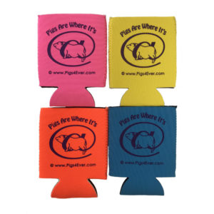 Pigs4Ever Can Koozies
