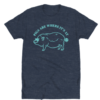 Pigs Are Where It's At Tshirt Heather Denim