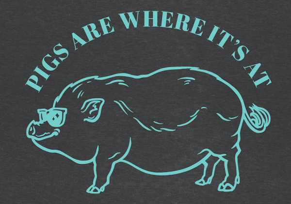 pigs in space tshirt